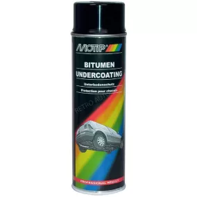 Alvázvédő spray Motip Bitumen fekete 500ml