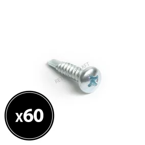 lemezcsavar önfúró laposfejű 4,2x19mm 60db/csomag