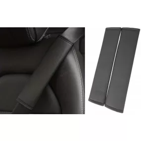 Biztonsági öv Párna fekete műbőr Autolife