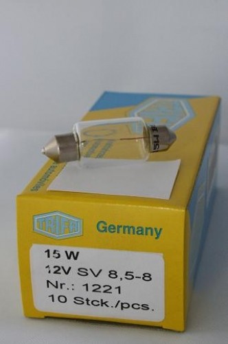 12V 15W SV8,5-8 sofita 44 mm Trifa izzó C10W