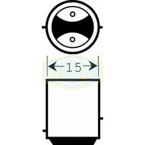 12V 21/5W Bay15d G18,5 kisfejű Trifa izzó