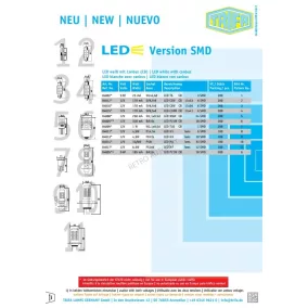 LED 12V 41mm Sof.FEHéR 6SMD CB /db Trifa