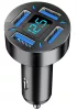 USB töltő 4USB  voltmérős M42  Autolife 