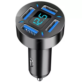 USB töltő 4USB  voltmérős M42  Autolife 
