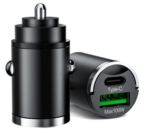 USB töltő USB/type C 100W gyorstöltő   Autolife