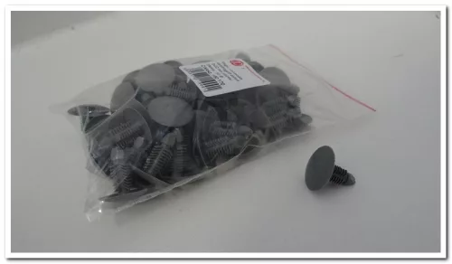 Patent uni furgon kárpitrögzítő szürke 8mm.
