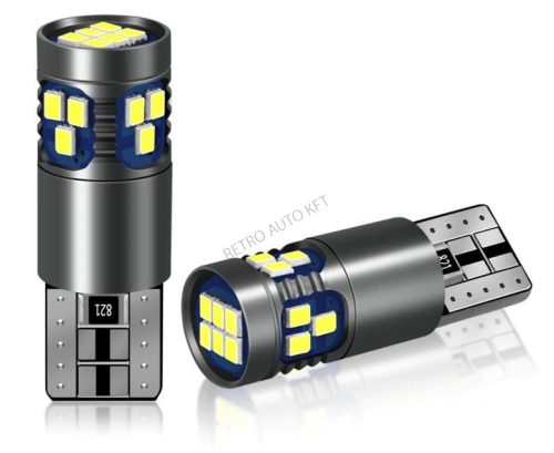 LED 5W 12/24V  T10 izzó Canbus 18Led 2db Autolife