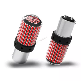 LED 21/5W 12-48V izzó Canbus 144SMD piros 2db Autolife