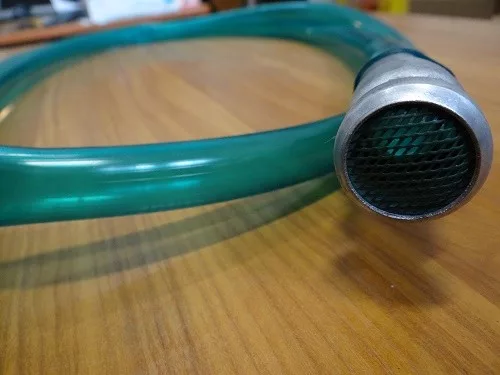 Benzin átfejtőcső vastag szűrős belső:16mm szívófej átmérő: 22mm