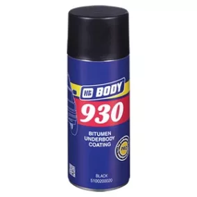   Alvázvédő spray nem fényezhető fekete 400 ml  HB Body 930