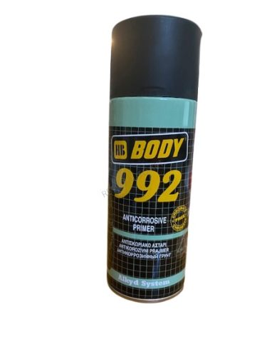 Korróziógátló alapozó spray fekete 400ml  HB Body 992