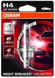 H4 60/55W +110% OSRAM 1DB NIGhT