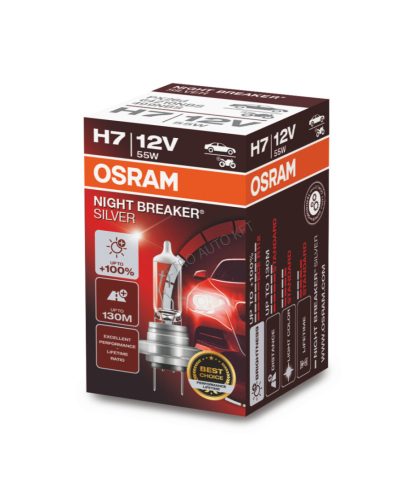 H7 55W OSRAM + 60% 1DB SILVERS