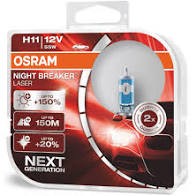 H11 12V 55W Osram +150% 2DB Night Breaker Pgj19-2