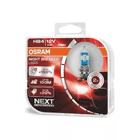 HB4 51W +150% Osram 2DB Night Breaker Laser P22d