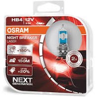 HB4 51W +150% Osram 2DB Night Breaker Laser P22d
