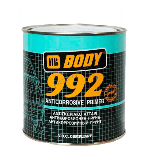 Korróziógátló alapozó fekete 1kg HB Body 992