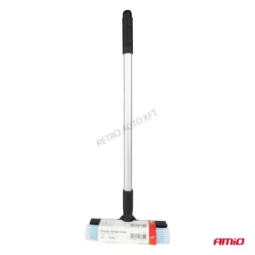   Ablaklehúzó teleszkópos fém nyelű 59-100cm 20cm fej Amio