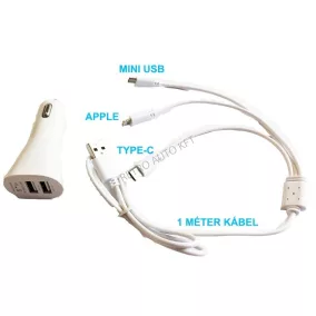 Szivargyújtó Micro/MiniUsb
