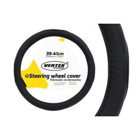 Kormányvédő 39-41cm fekete pöttyös varrott