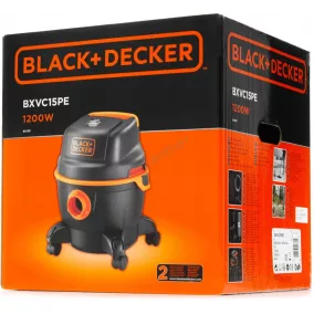 Porszívó nedves/száraz 15L 1200W  Black & Decker