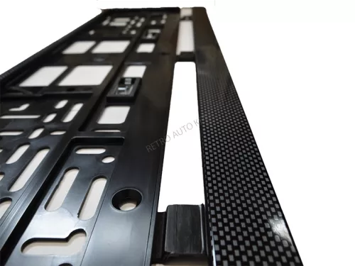 Rendszámtartó Carbon 1DB
