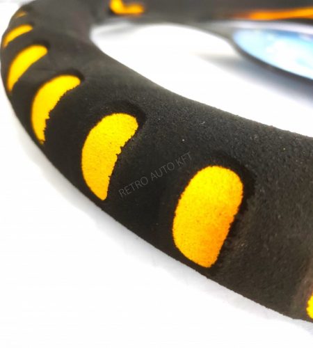 Kormányvédő szivacsos fekete-sárga 37-39cm