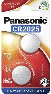 Gomb elem Panasonic Lithium CR2025 2DB
