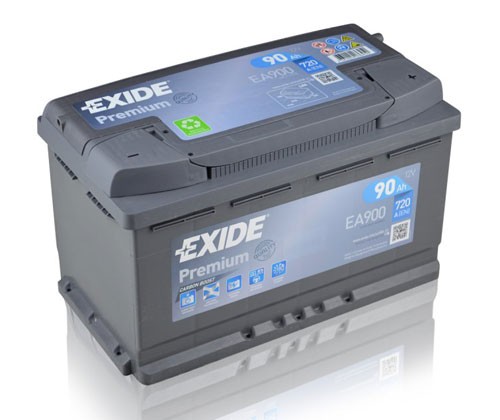 12v 90 Ah EXIDE 720A PREMIUM J+akkumulátor