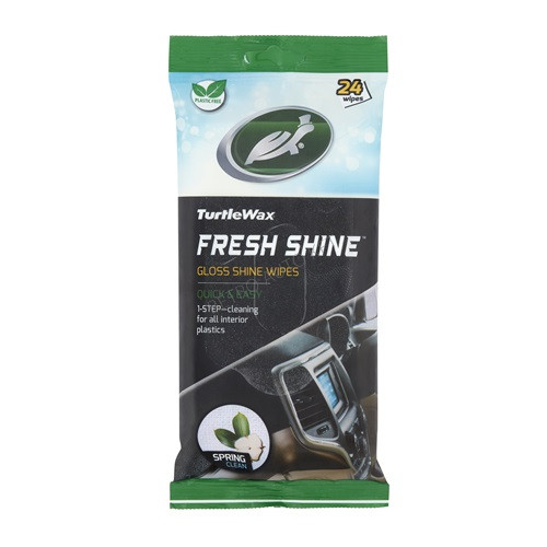 Fresh Shine műszerfal ápoló kendő Spring Clean 24db Turtle wax fényes fg54071