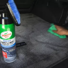   Power Out Carpet & Mats szőnyegtisztító hab kefés Turtle Wax 400ml