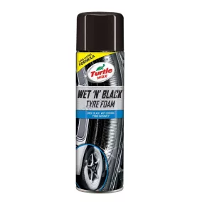 Wet 'N black gumiápoló hab Turtle Wax 500ml aerosol