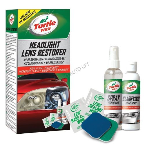 Headlight lens Restorer Fényszóró polírozó klt Turtle Wax 118ml 