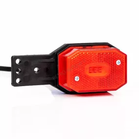   Szélességjelző piros szögletes 62x42mm rövidfüles FT-001 Fristom