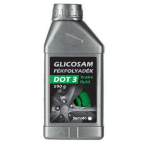 Fékfolyadék DOT3 0,5 liter Glicosam
