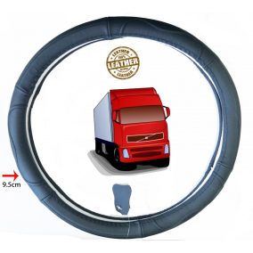 Kormányvédő bőr furgon 42 cm Fekete