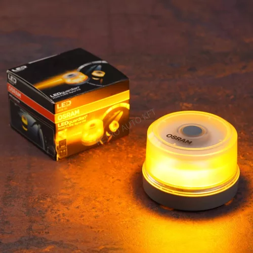 Tetővillogó LED sárga mágneses elemes OsramIP54 V16