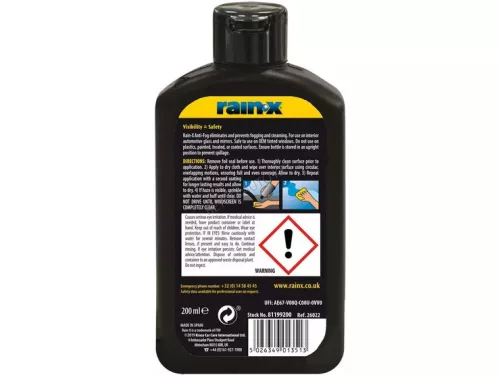 Rain-X Belső Fekete 200ml rx81199200