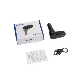 Fm Modulátor Fekete Car S8 bleutooth-os