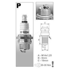 Brisk gyertya P17 Brisk gyertya P17