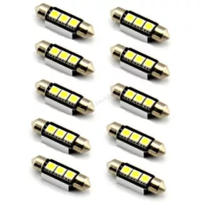 LED 12V 36mm Sofita /db FEHéR 3 smd C5W canbus