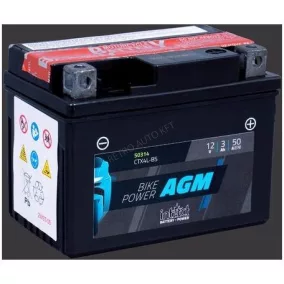   IntAct 12V 3Ah 50A jobb+ AGM motor akkumulátor 50314 CTX4L-BS
